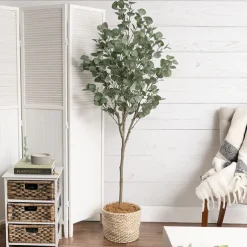 UV Treated Artificial Eucalyptus Tree Green (180cmH)