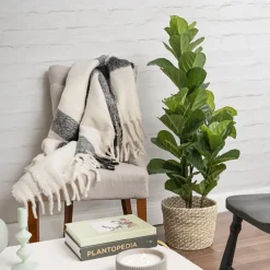 UV Treated Artificial Fiddle Tree Green (120cmH)