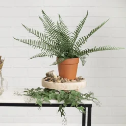 UV Treated Forest Fern Spray Green (50cmH)