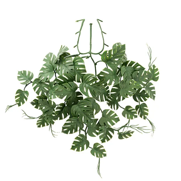 UV Treated Hanging Plant Philo Monstera Green (35cmH)