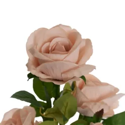 Velvet Rose x 5 Head Spray Powder Pink (75cmH)