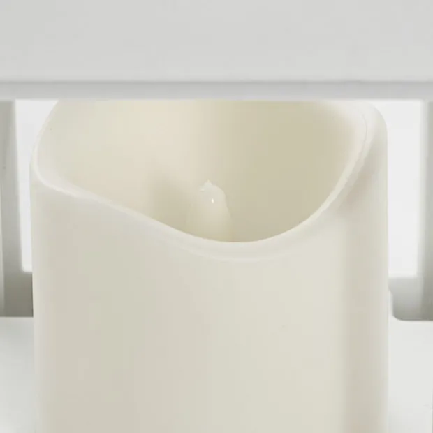 Vintage Lantern With LED Candle White (10.5Dx24cmH)