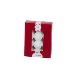 Votive Event Candle 8 Hour Bulk Pack 12 White (3.7x3.8cmH)