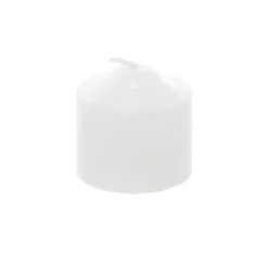 Votive Event Candle 8 Hour Bulk Pack 12 White (3.7x3.8cmH)