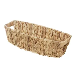 Water Hyacinth Basket Boat Natural (36x18.5x10cmH)