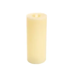 Wax LED Swing Flickering Pillar Candle Ivory (7.5Dx18.5cmH)
