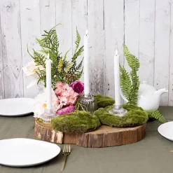 Wax LED Trueflame Dinner Taper Candle 2PK (2.2x24cmH)