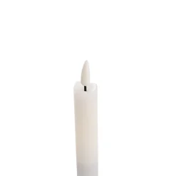Wax LED Trueflame Dinner Taper Candle 2PK (2.2x29cmH)