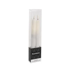 Wax LED Trueflame Dinner Taper Candle 2PK (2.2x29cmH)