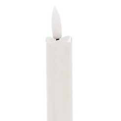 Wax LED Trueflame Dinner Taper Candle 2PK (2.2x24cmH)
