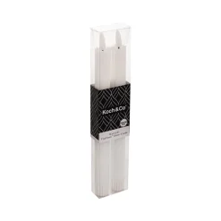 Wax LED Trueflame Dinner Taper Candle 2PK (2.2x24cmH)