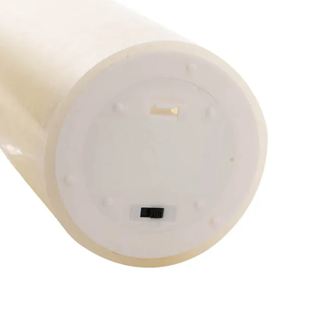 Wax LED Trueflame Event Pillar Candle Ivory (10x20cmH)