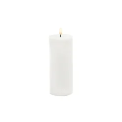 Wax LED Trueflame Event Pillar Candle White (5.5x15cmH)