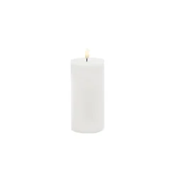 Wax LED Trueflame Event Pillar Candle White (5.5x10cmH)