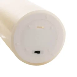 Wax LED Trueflame Event Pillar Candle Ivory (7.5x17.5cmH)