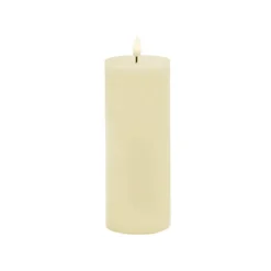 Wax LED Trueflame Event Pillar Candle Ivory (7.5x22.5cmH)