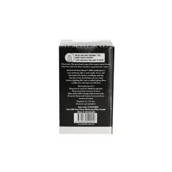 Wax LED Trueflame Flickering Pillar Candle Black (7.5X10cmH)