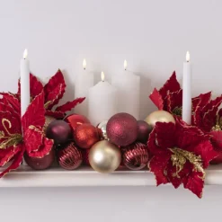 Wax LED Trueflame Flickering Pillar Candle White (7.5X20cmH)