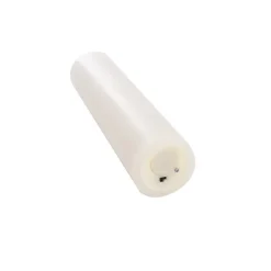 Wax LED Trueflame Flickering Pillar Candle White (5DX23cmH)