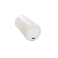 Wax LED Trueflame Flickering Pillar Candle White (7.5X15cmH)