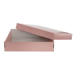 Wedding and Christening Dress Box Baby Pink (45x40x10cmH)