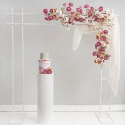 Wedding Ceremony Metal Arch Frame White (200x200cmH)