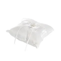 Wedding Ring Pillow Pearl & Diamante White (20x20cmH)