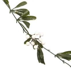 White Berry Mistletoe Garland Green (180cmL)