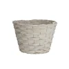 Wicker Planter Eco Forest Round White XLarge (29Dx20cmH)