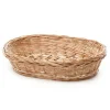 Willow Bread Basket Tray Oval Natural (36x27x8cmH)