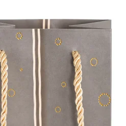 Wine Bag Single Bottle Pack 5 Gift Design Grey (12x9x35cmH)