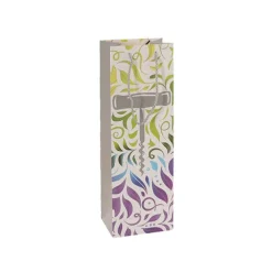 Wine Bag Single Bottle Pack 5 Corkscrew Silver (12x9x35cmH)