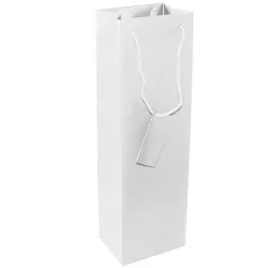 Wine Bottle Bags Single Pack 5 White (10.5X9X35cmH)