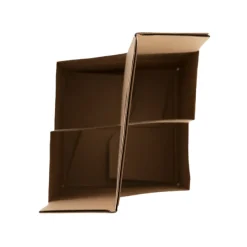 Wine Carrier 4 Bottles Kraft Brown (17.6x17.6x39.5cmH)