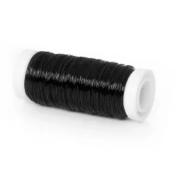 Wire Shiny 0.35mmx132m 28 gauges 100g Spool Black