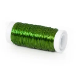 Wire Shiny 0.35mmx132m 28 gauges 100g Spool Lime Green