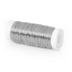 Wire Shiny 0.35mmx132m 28 gauges 100g Spool Silver