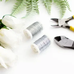 Wire Shiny 0.35mmx132m 28 gauges 100g Spool Silver