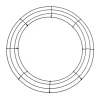 Wire Wreath Frame 16" (40.5cmD) Dark Green