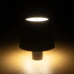 Wireless LED Bottle Lamp Black (11x13.5cmH)