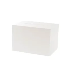 Wishing Well Acrylic Rectangle Box White (30x20x20cmH)