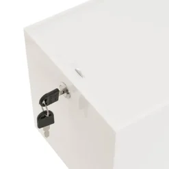 Wishing Well Acrylic Rectangle Box White (30x20x20cmH)