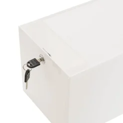 Wishing Well Acrylic Rectangle Box White (30x20x20cmH)