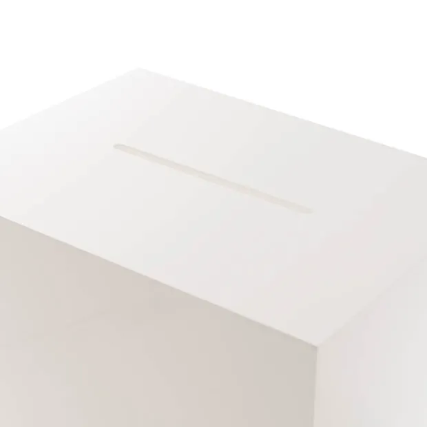 Wishing Well Acrylic Rectangle Box White (40x30x30cmH)