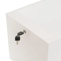 Wishing Well Acrylic Rectangle Box White (40x30x30cmH)