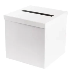 Wishing Well Card Box Flat Pack White (305x305x300mmH)