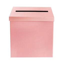 Wishing Well Card Box Flat Pack Baby Pink (305x305x300mmH)