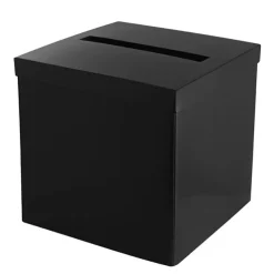 Wishing Well Card Box Flat Pack Black (305x305x300mmH)