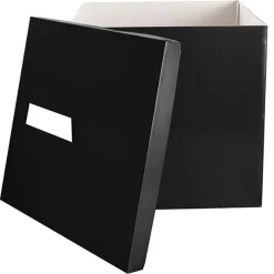 Wishing Well Card Box Flat Pack Black (305x305x300mmH)
