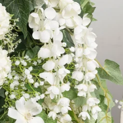 Wisteria Spray x 3 Sprays White (55cmH)